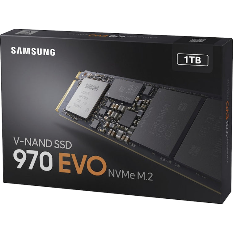 Samsung 970 EVO MZ-V7E1T0BW 1 TB Solid State Drive - M.2 2280 Internal - PCI Express (PCI Express 3.0 x4)