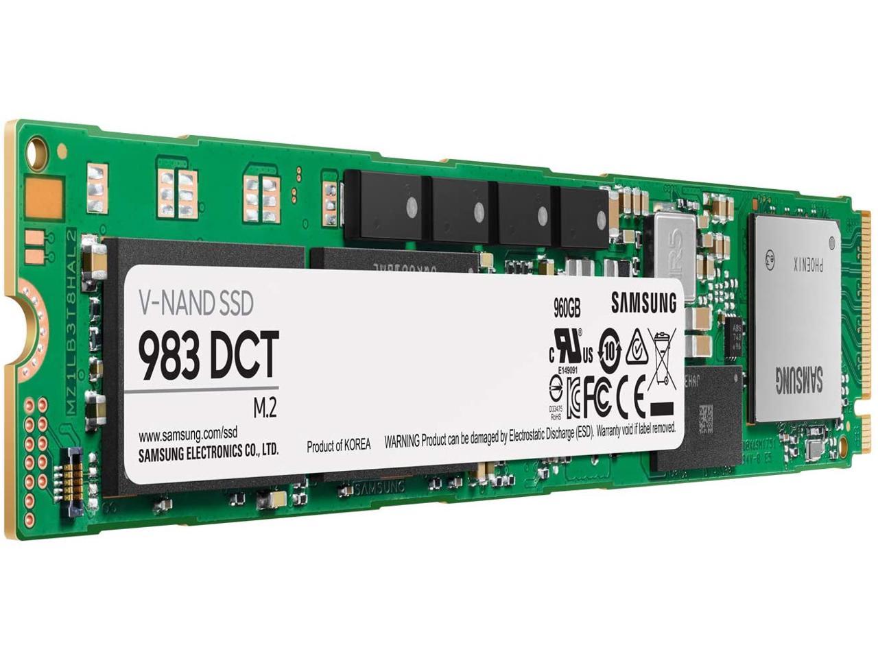 Samsung 983 Dct Series 960 Gb M.2 Pci-Express 3.0 X4 Solid State Drive (Samsung V-Nand 3-Bit Mlc)