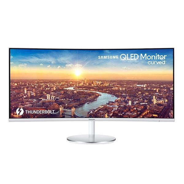 Samsung C34J791Wtn 86.4 Cm (34") 3440 X 1440 Pixels Ultrawide Quad Hd Qled Silver