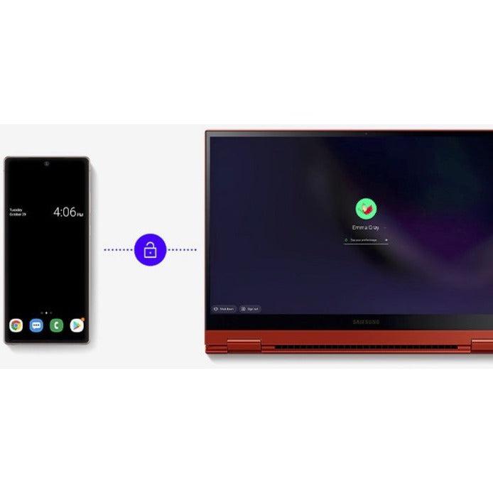Samsung Galaxy Chromebook 2 33.8 Cm (13.3") Touchscreen Full Hd Intel® Core™ I3 8 Gb Lpddr3-Sdram 128 Gb Emmc Wi-Fi 6 (802.11Ax) Chrome Os Red