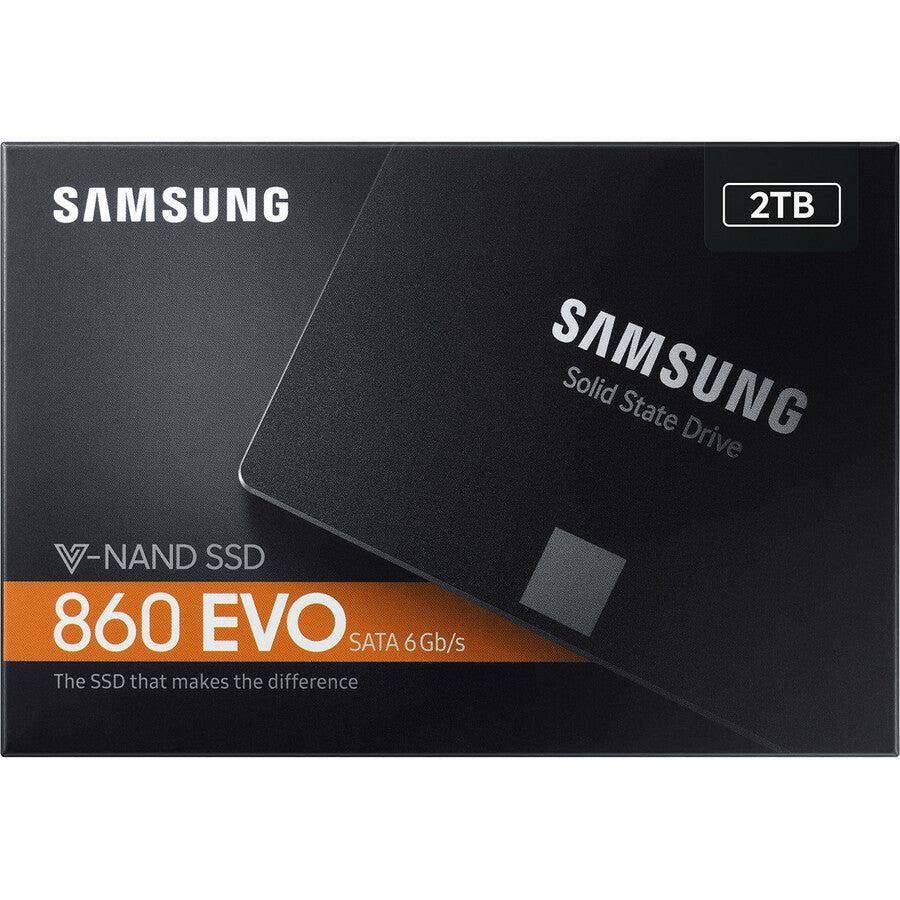 Samsung-IMSourcing 860 EVO 2 TB Solid State Drive - 2.5 Internal - SATA (SATA/600)" MZ-76E2T0B/AM