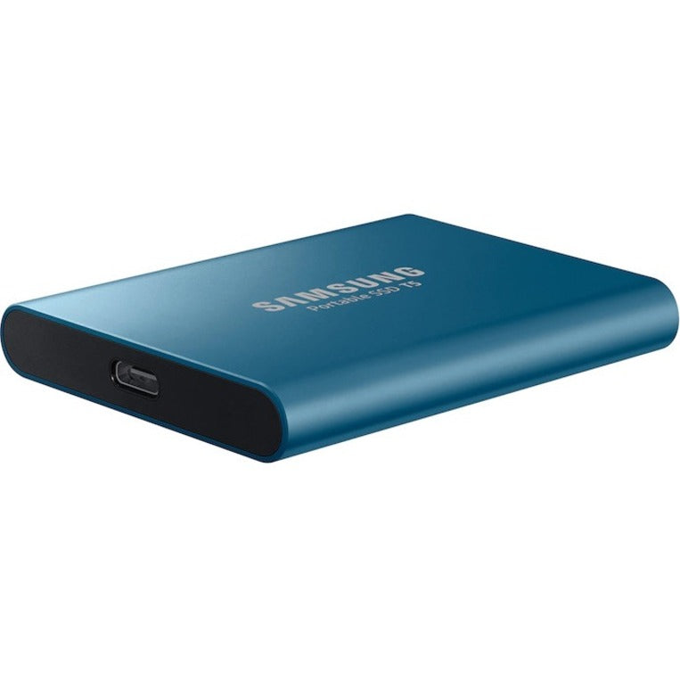 Samsung-IMSourcing T5 MU-PA500B/AM 500 GB Portable Solid State Drive - External - Blue