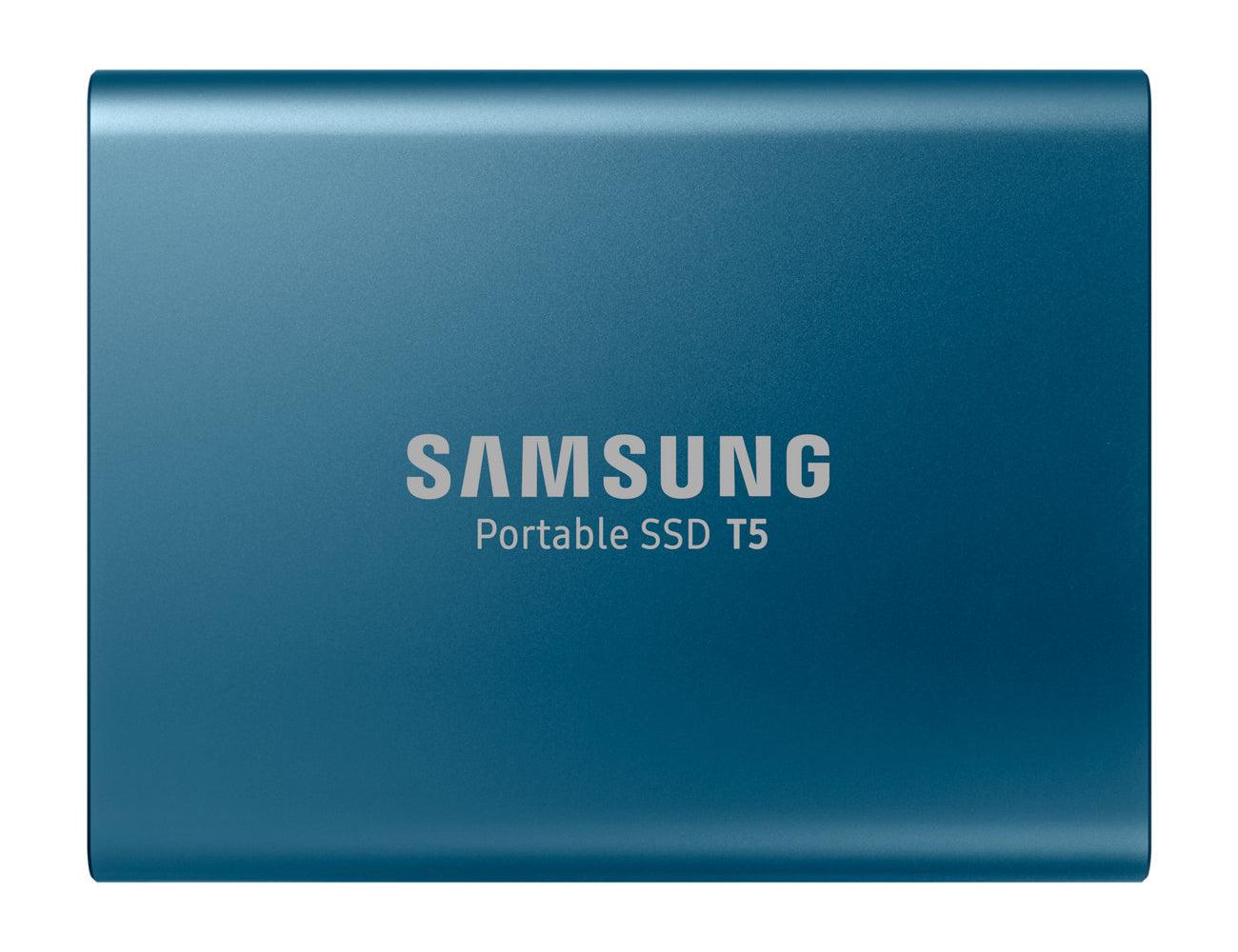Samsung-IMSourcing T5 MU-PA500B/AM 500 GB Portable Solid State Drive - External - Blue