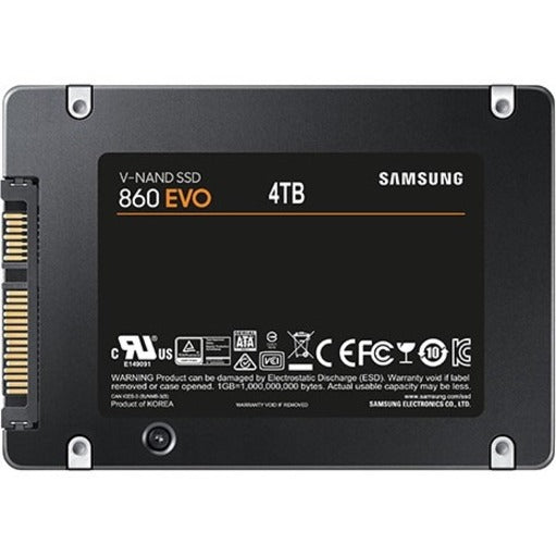 Samsung-IMSourcing 860 EVO MZ-76E4T0E 4 TB Solid State Drive - 2.5 Internal - SATA (SATA/600)"