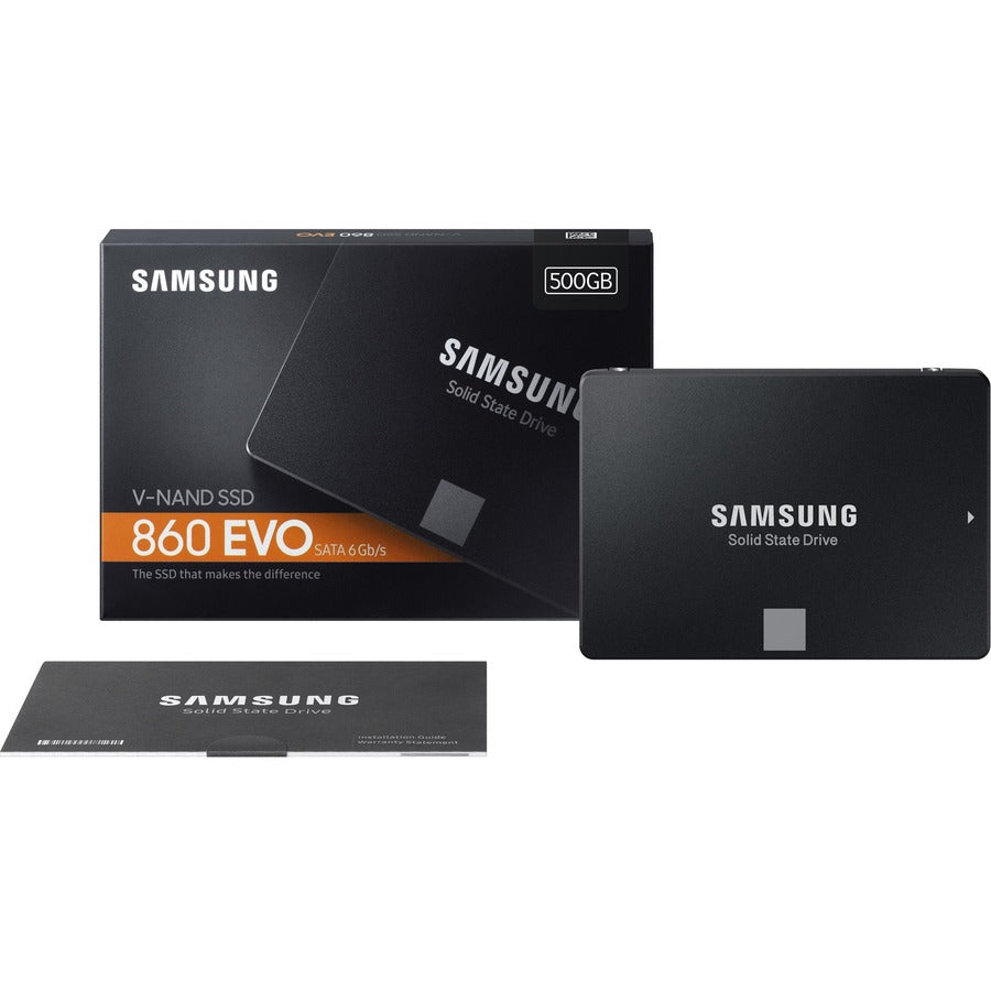 Samsung-IMSourcing 860 EVO MZ-76E500B/AM 500 GB Solid State Drive - 2.5 Internal - SATA (SATA/600)"