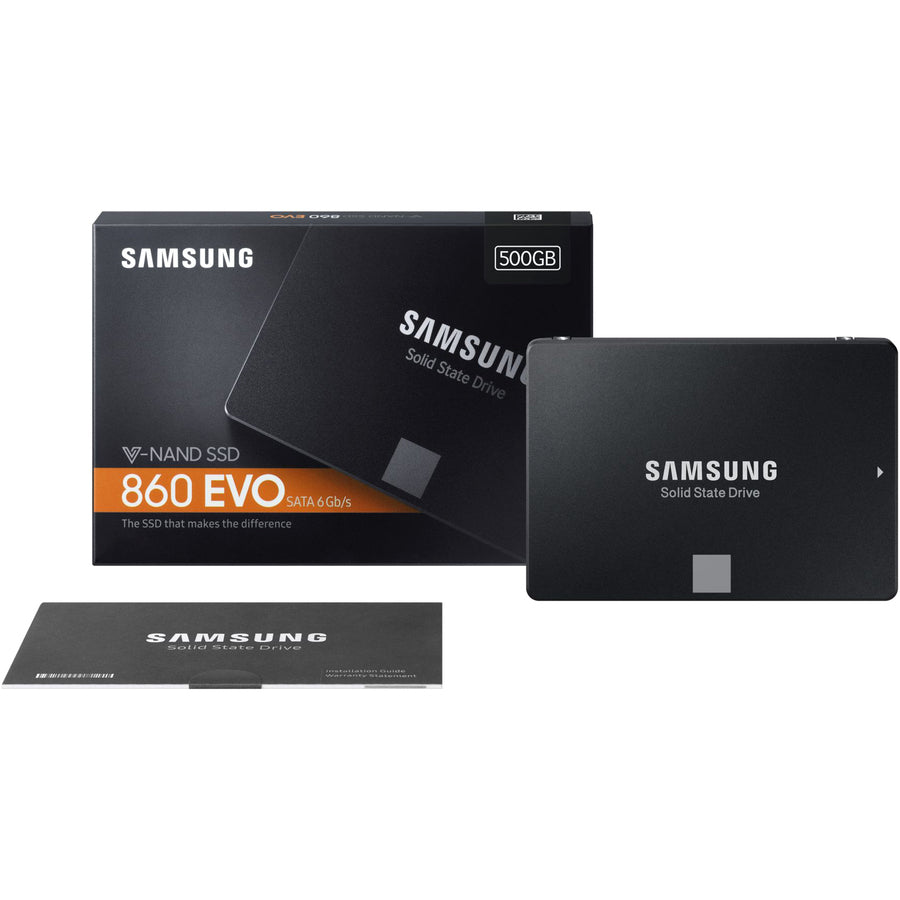 Samsung-IMSourcing 860 EVO MZ-76E500B/AM 500 GB Solid State Drive - 2.5 Internal - SATA (SATA/600)"