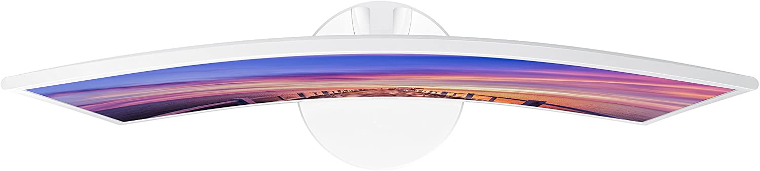 Samsung Lc27F391Fhnxza 27-Inch Curved Monitor (Super Slim Design),White Glossy