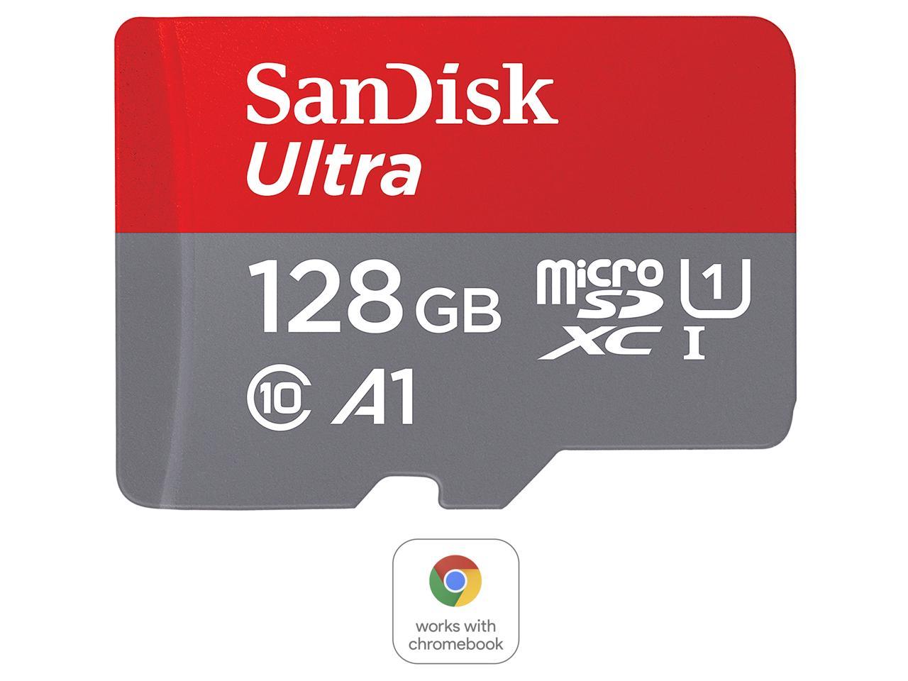 Sandisk 400Gb Ultra Microsdxc A1 Uhs-I/U1 Class 10 Memory Card With Adapter, Speed Up To 100Mb/S (Sdsquar-400G-Gn6Ma)