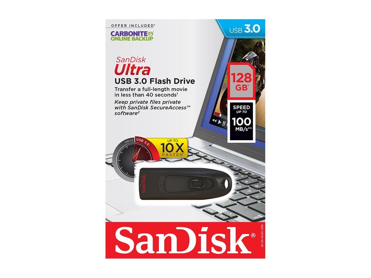 Sandisk 512Gb Ultra Cz48 Usb 3.0 Flash Drive, Speed Up To 100Mb/S (Sdcz48-512G-G46)