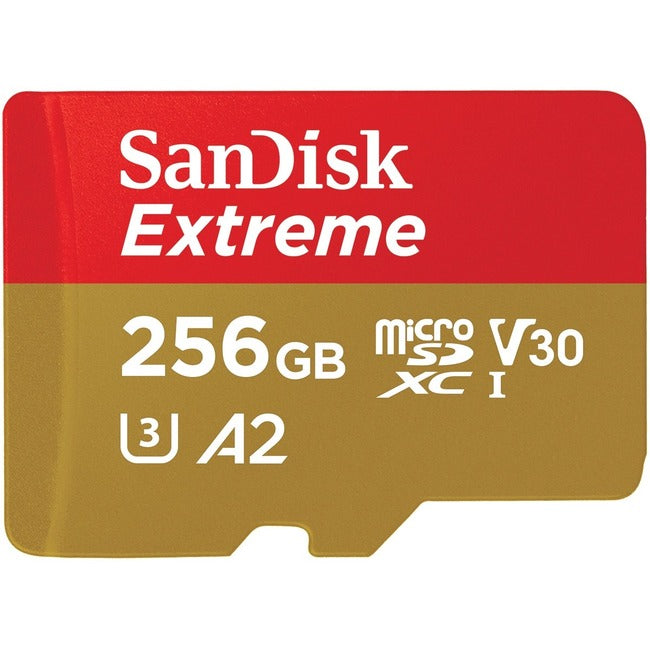 SanDisk Extreme 256 GB UHS-I microSD SDSQXA1-256G-AN6MA