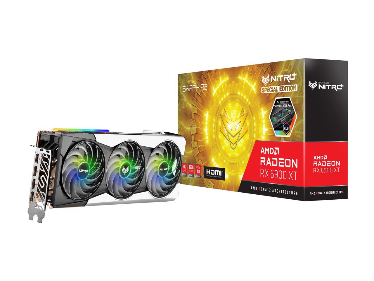 Sapphire Nitro+ Amd Radeon Rx 6900 Xt Se Gaming Oc Graphics Card With 16Gb Gddr6 Hdmi / Triple Dp