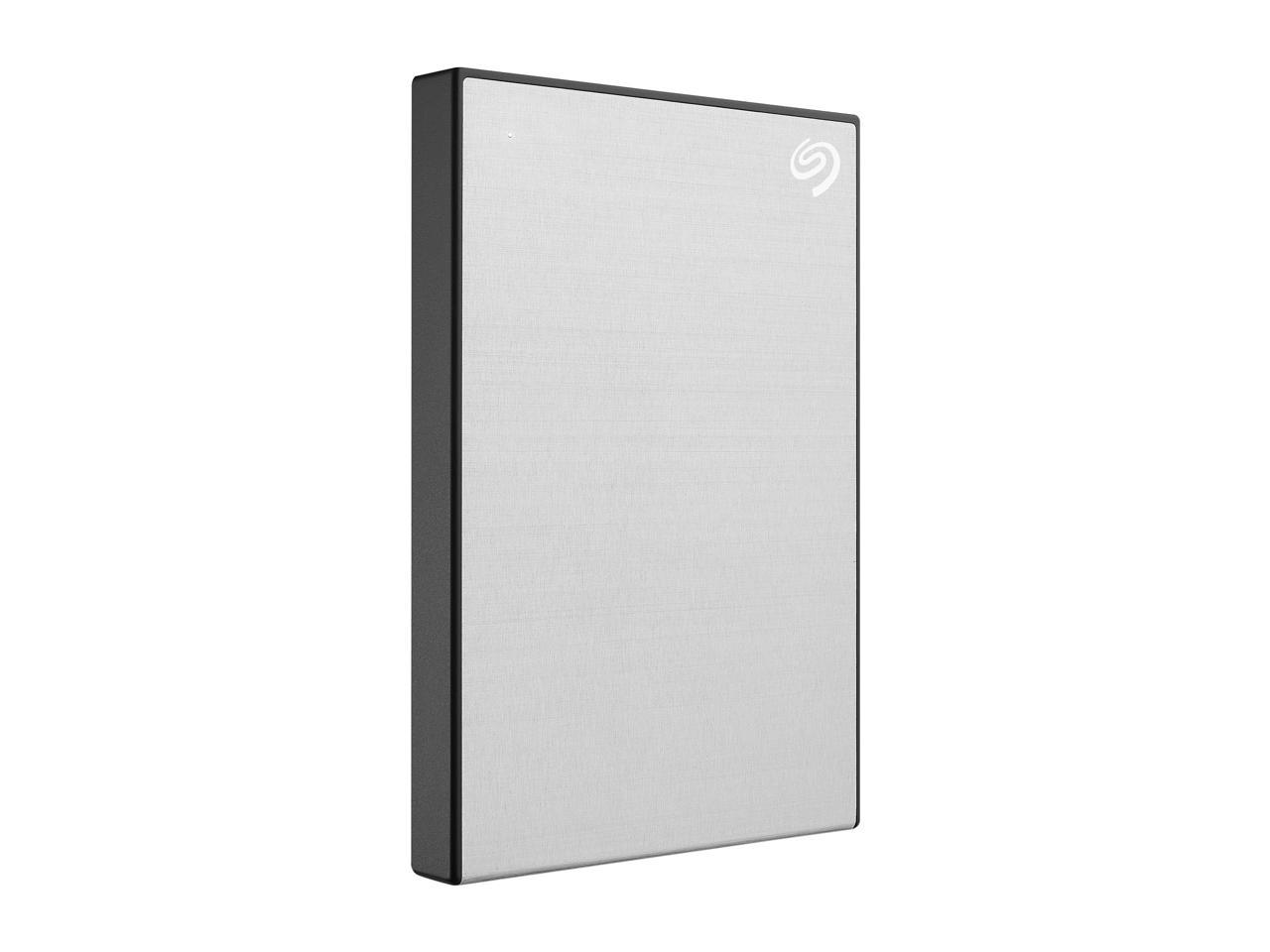 Seagate 1Tb Backup Plus Slim Portable External Hard Drive Usb 3.0 Sthn1000401 Silver + 1Yr Mylio Create + 2Mo Adobe Cc Photography