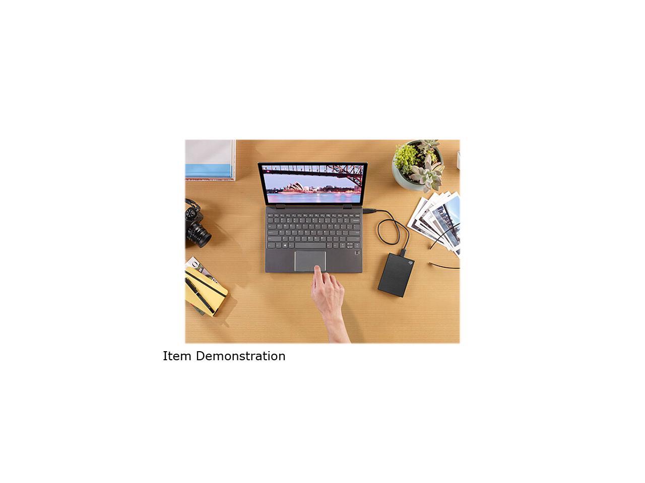 Seagate 1Tb One Touch Portable Hard Drive Usb 3.2 Gen 1 Model Stkb1000400 Black