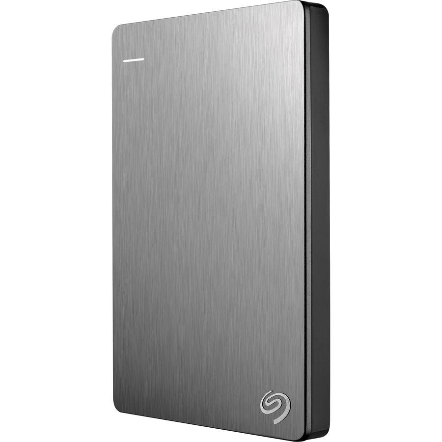 Seagate 1Tb Backup Plus Slim Portable External Hard Drive Usb 3.0 Sthn1000401 Silver + 1Yr Mylio Create + 2Mo Adobe Cc Photography