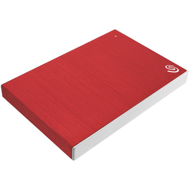 Seagate 1Tb Backup Plus Slim Portable External Hard Drive Usb 3.0 Sthn1000403 Red + 1Yr Mylio Create + 2Mo Adobe Cc Photography