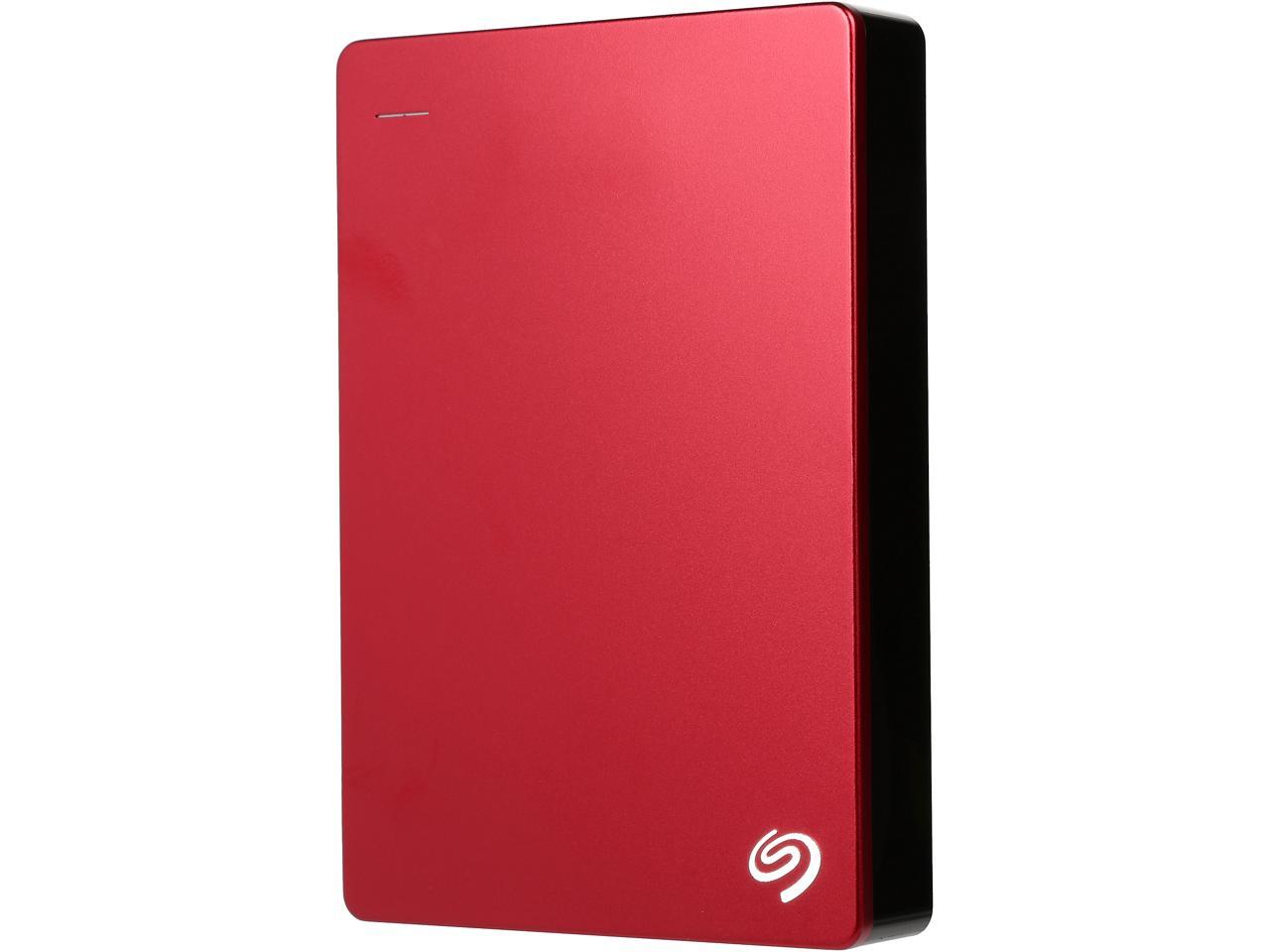 Seagate Backup Plus 5Tb Usb 3.0 Portable External Hard Drive - Stdr5000103 (Red)
