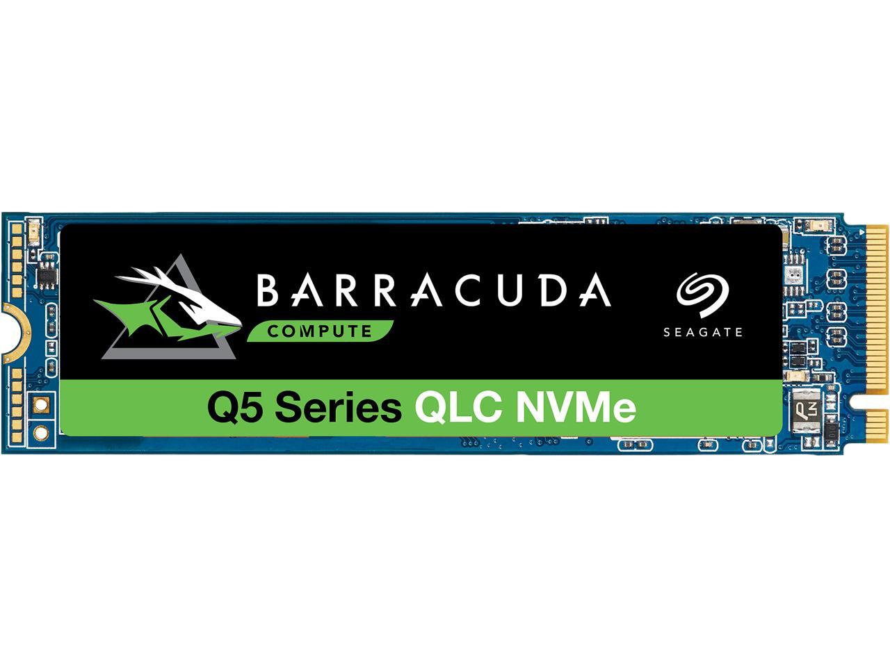Seagate Barracuda Q5 M.2 2280 1Tb Pcie Gen3 X4 Nvme 1.3 3D Qlc Internal Solid State Drive (Ssd) Zp1000Cv3A001