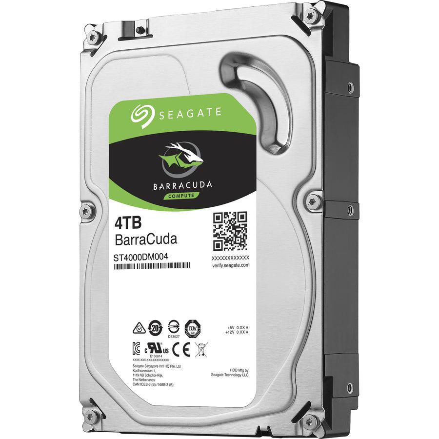 Seagate BarraCuda ST4000DM004 4 TB Hard Drive - 3.5 Internal - SATA (SATA/600)"