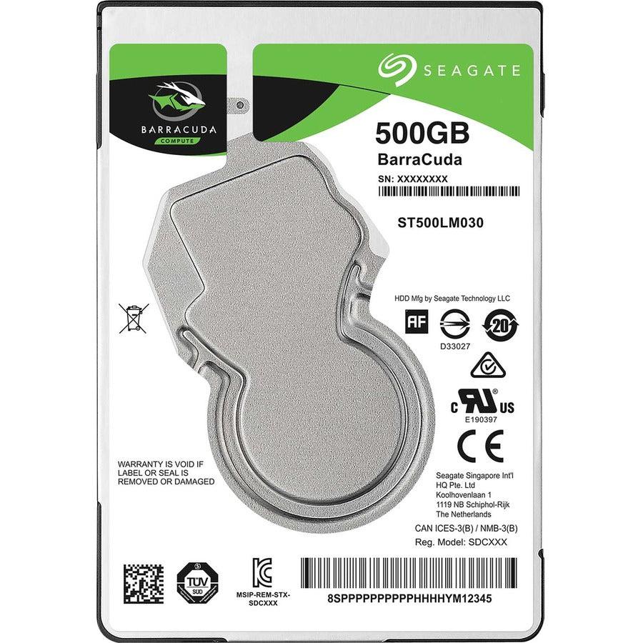 Seagate BarraCuda ST500LM030 500 GB Hard Drive - 2.5 Internal - SATA (SATA/600)"