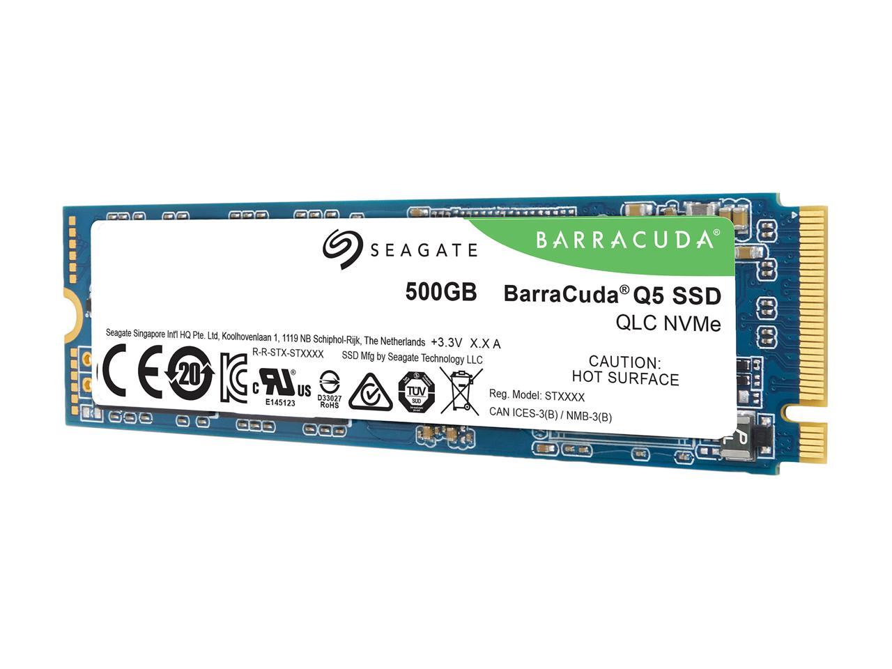 Seagate BarraCuda ZP500CV3A001 500 GB Solid State Drive - M.2 2280 Internal - PCI Express NVMe (PCI Express NVMe 3.0 x4)