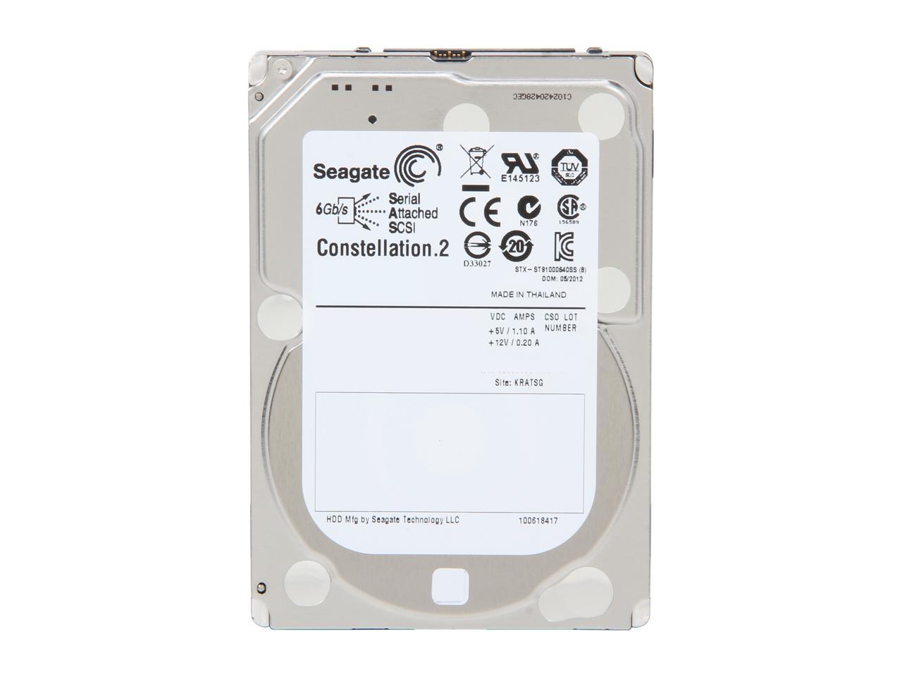 Seagate Constellation.2 ST91000640SS 1TB SAS Internal Hard Drive | TecISoft