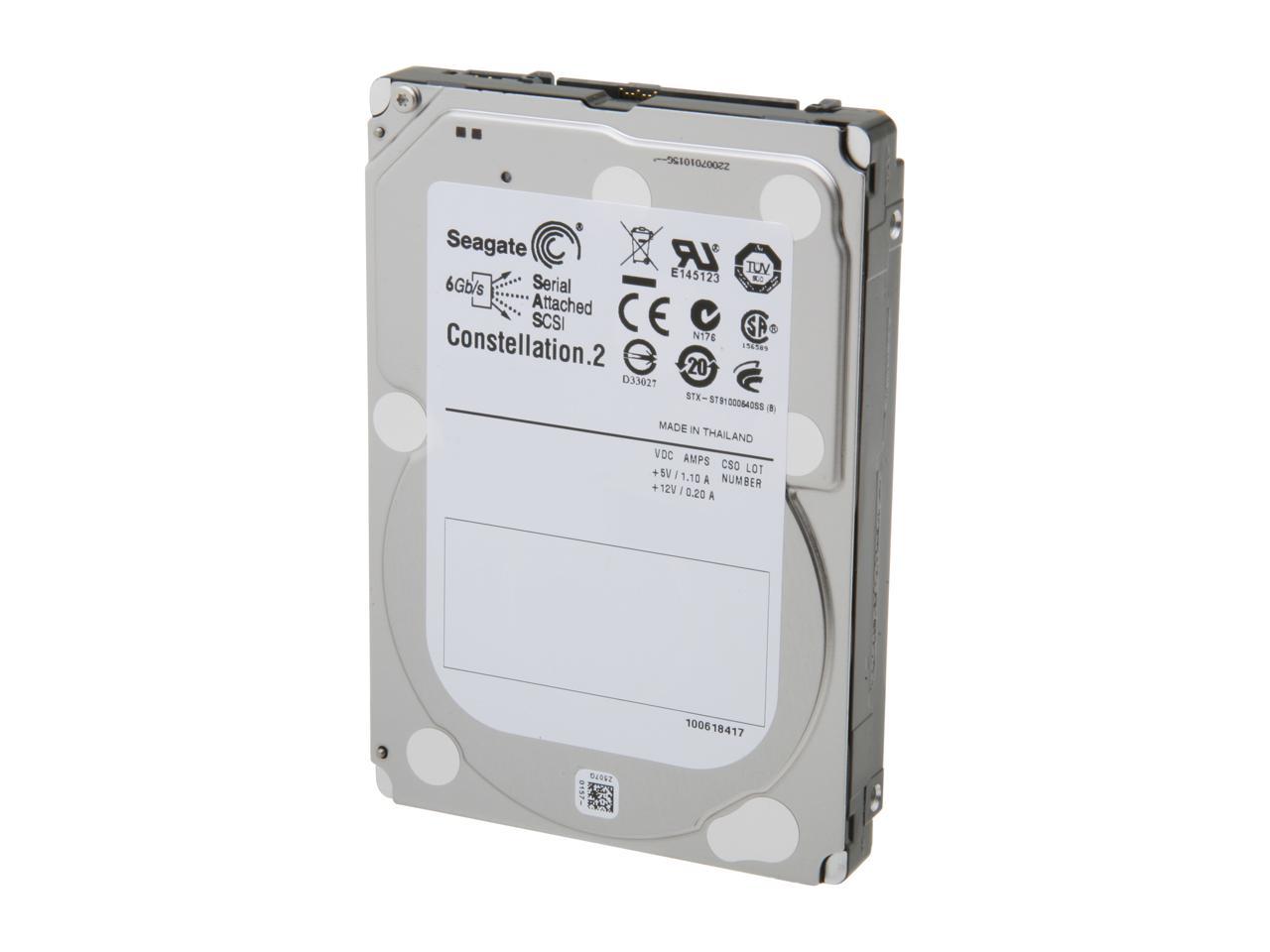 Seagate Constellation.2 St9500620Ss 500Gb 7200 Rpm 64Mb Cache Sas 6Gb/S 2.5" Internal Enterprise-Class Hard Drive Bare Drive
