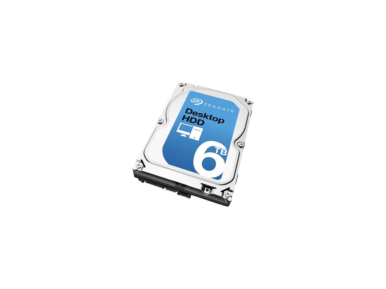 Seagate Desktop Hdd St6000Dm001 6Tb 128Mb Cache Sata 6.0Gb/S 3.5" Internal Hard Drive Bare Drive