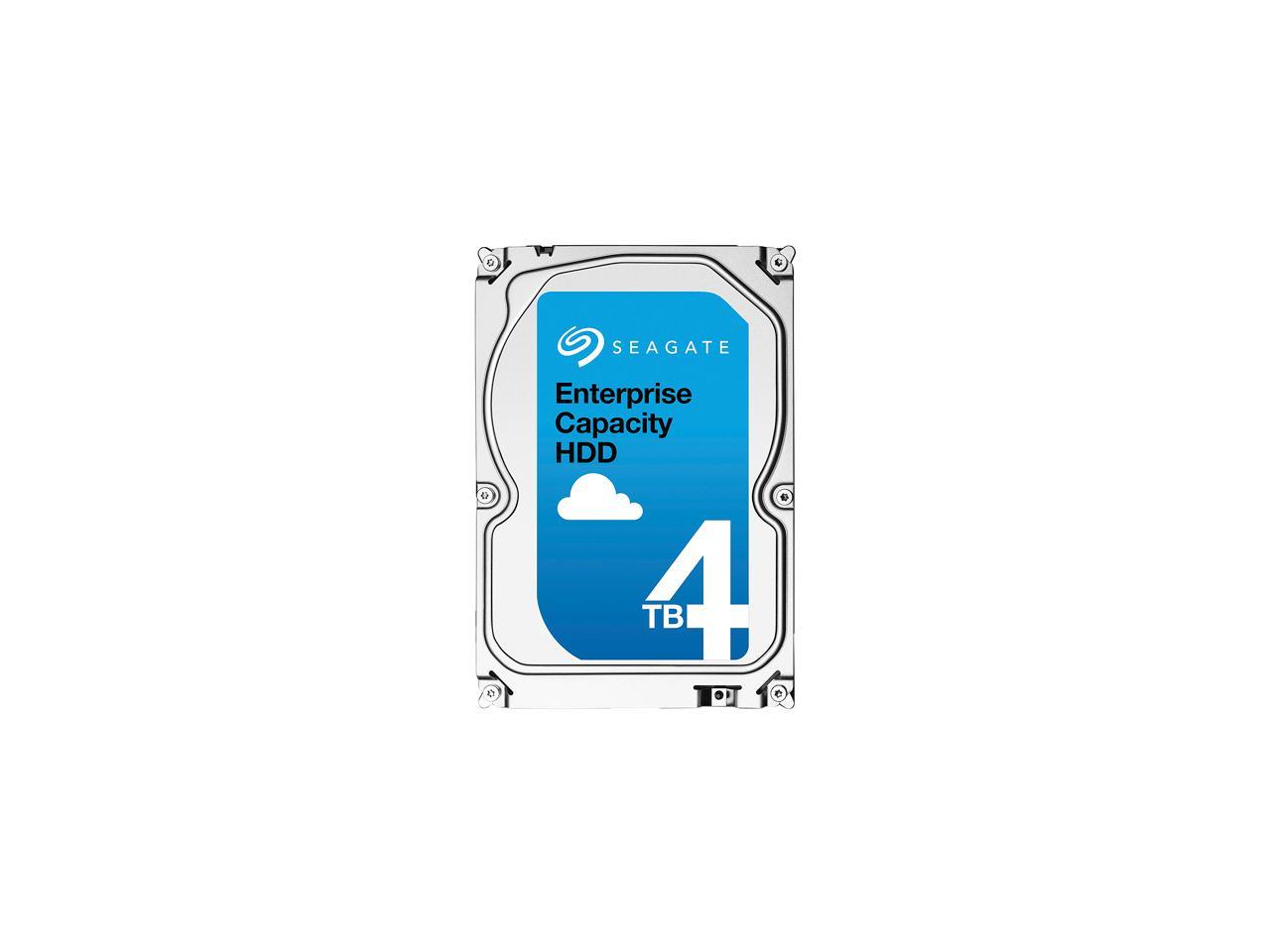 Seagate Enterprise Capacity 3.5'' Hdd 4Tb 7200 Rpm 512E Sata 6Gb/S 128Mb Cache Secure Model Internal Hard Drive St4000Nm0245