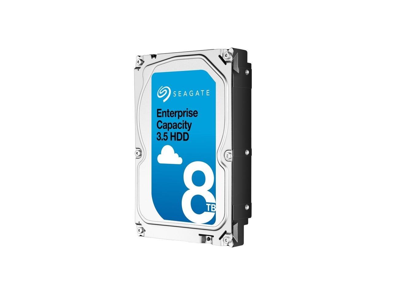 Seagate Enterprise Capacity 3.5'' Hdd 8Tb 7200 Rpm 512E Sata 6Gb/S 256Mb Cache Secure Model Internal Hard Drive St8000Nm0105