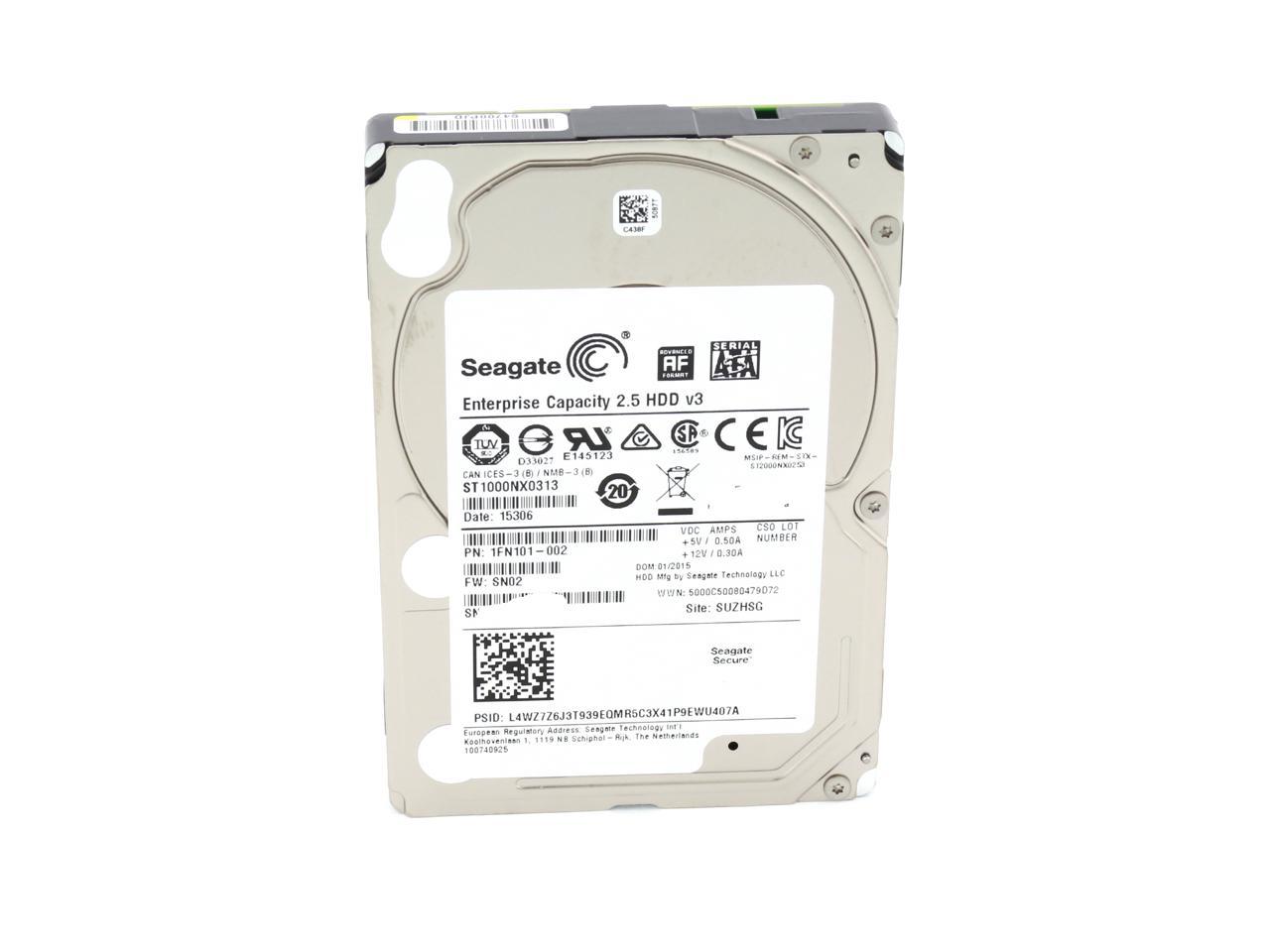 Seagate Exos 7E2000 1Tb 512E Sata 6Gb/S 7200 Rpm 2.5-Inch Enterprise Hard Drive (St1000Nx0313)