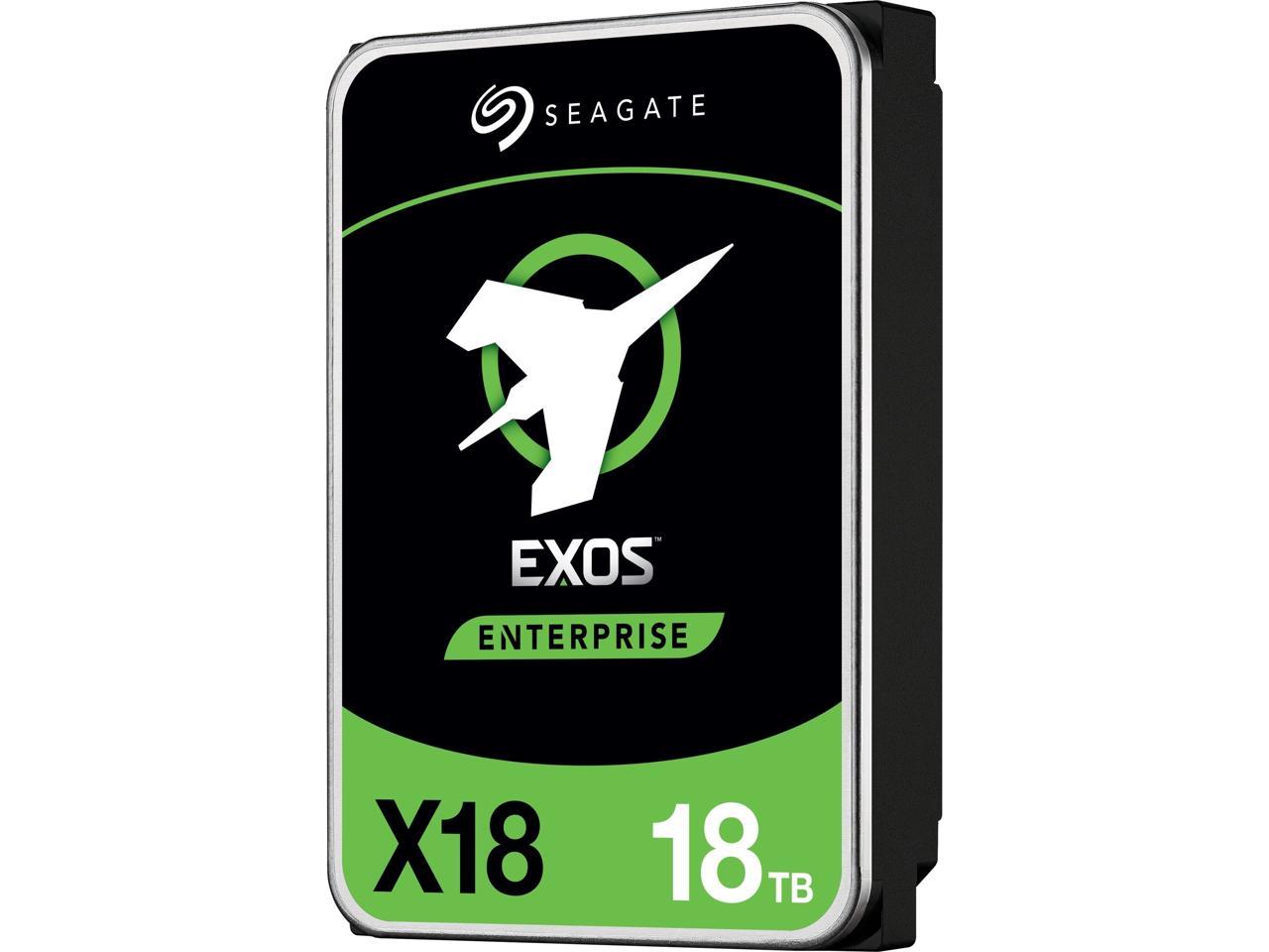Seagate Exos X18 ST18000NM004J 18 TB Hard Drive - Internal - SAS (12Gb/s SAS)
