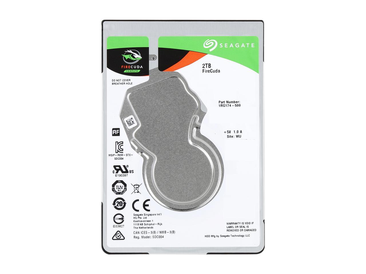 Seagate Firecuda Gaming Sshd 2Tb Sata 6.0Gb/S 2.5" Notebooks / Laptops Internal Hard Drive St2000Lx001
