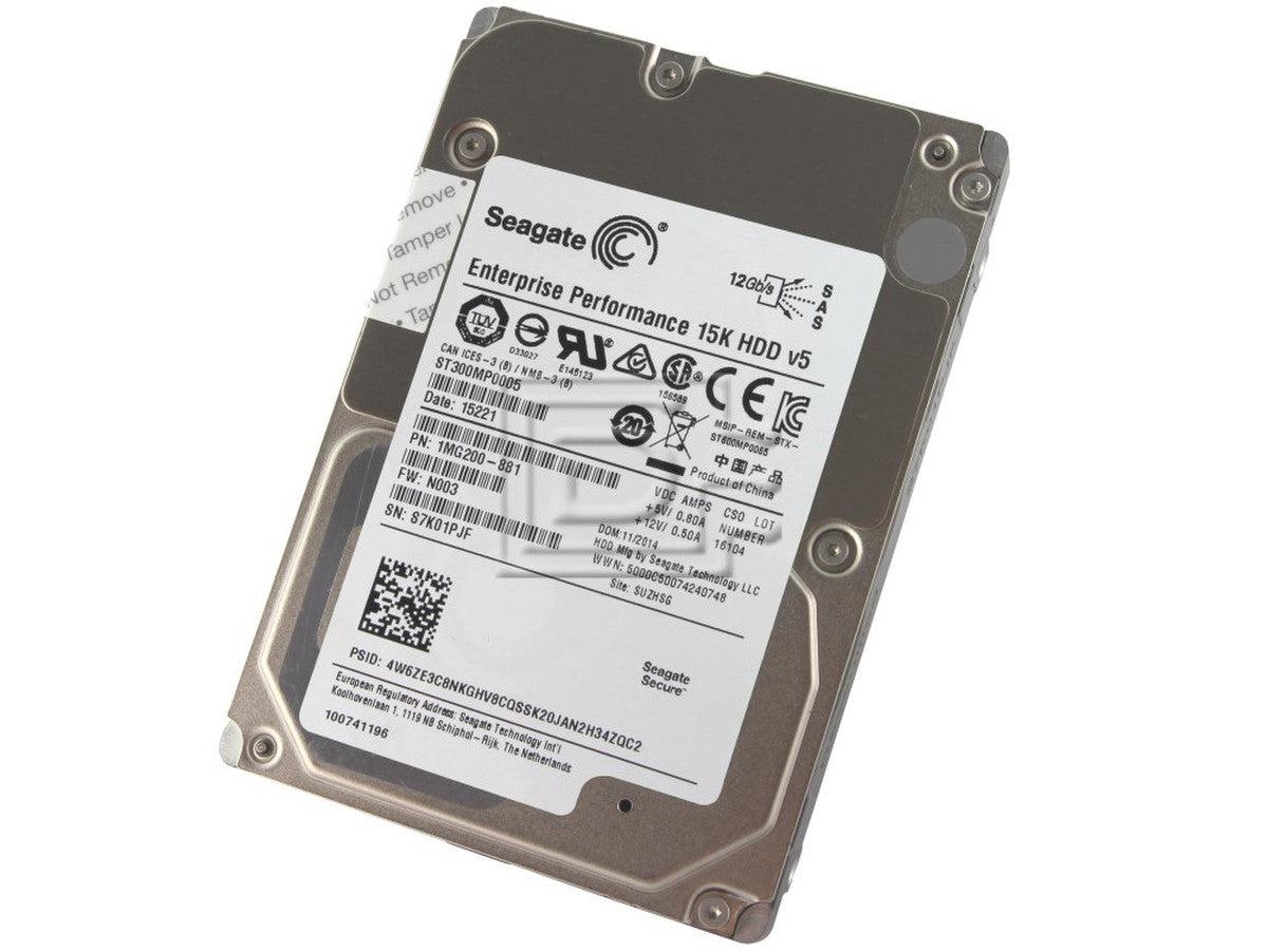 Seagate - IMSourcing Certified Pre-Owned ST300MP0005 300 GB Hard Drive - 2.5 Internal - SAS (12Gb/s SAS)" ST300MP0005-RF