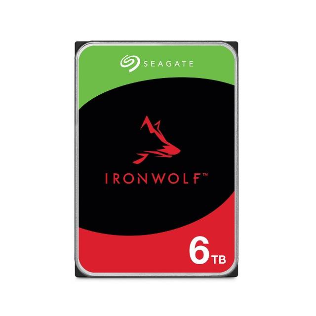 Seagate-IMSourcing IronWolf ST6000VN001 6 TB Hard Drive - 3.5 Internal - SATA (SATA/600) - Conventional Magnetic Recording (CMR) Method"