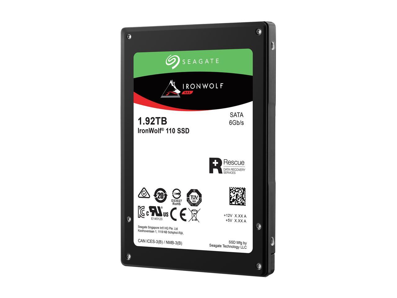 Seagate Ironwolf 110 2.5" 1.92Tb Sata Iii 3D Tlc Internal Solid State Drive (Ssd) Za1920Nm10011