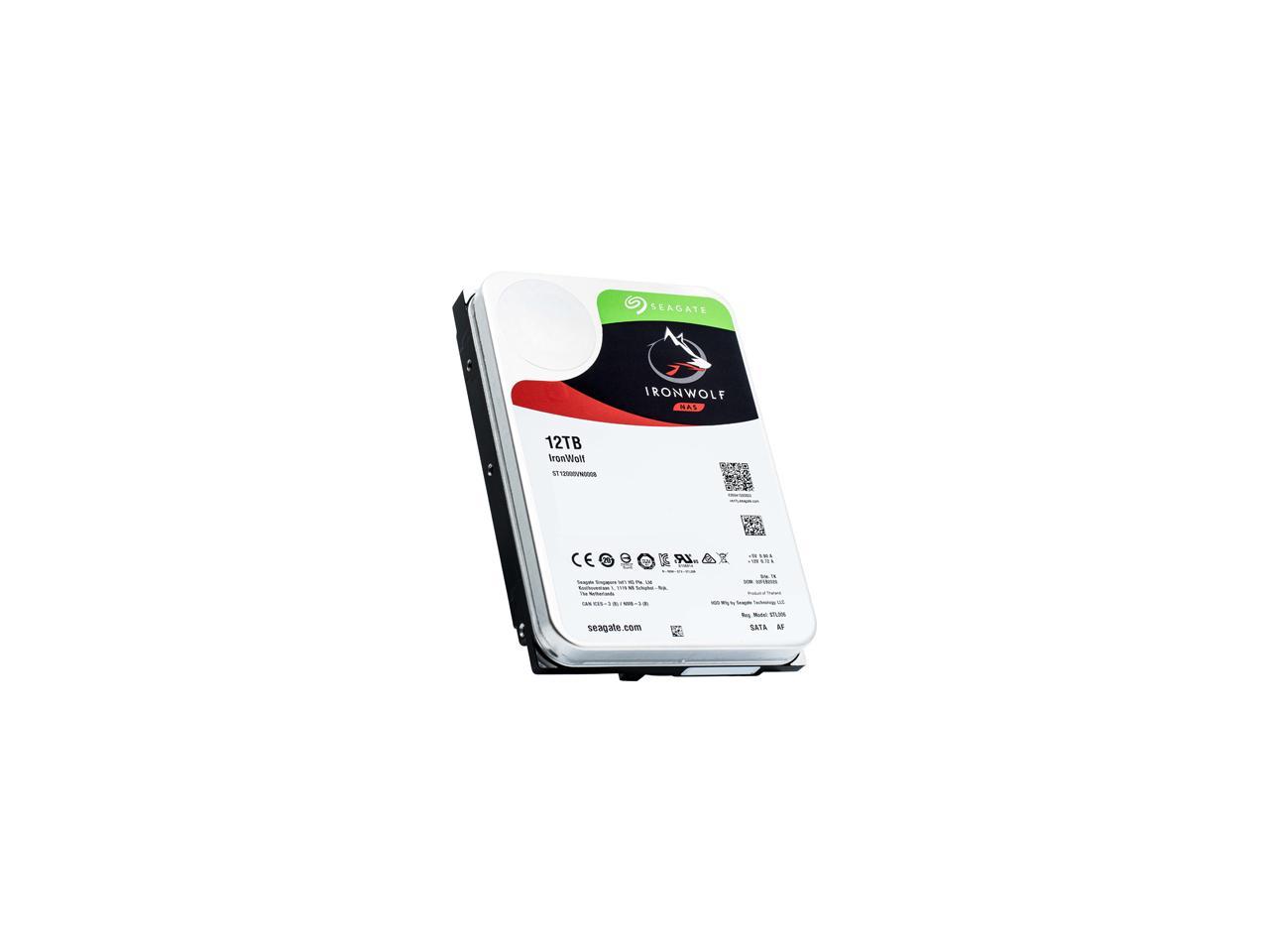 Seagate IronWolf 12TB NAS Hard Drive - 24/7 Enterprise SATA HDD | Tecisoft ST12000VN0008