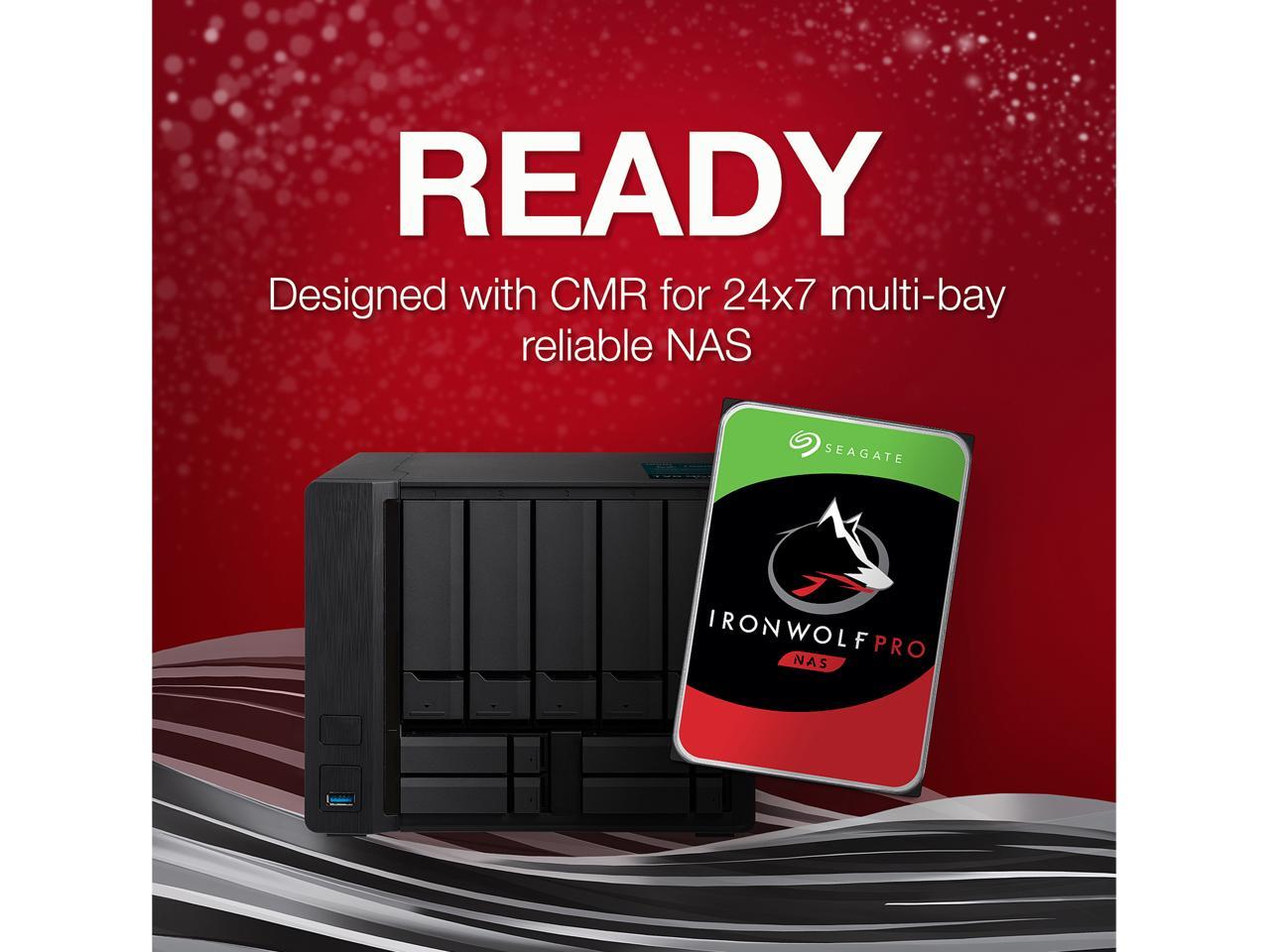 Seagate Ironwolf Pro 18Tb Nas Hard Drive 7200 Rpm 256Mb Cache Cmr Sata 6.0Gb/S 3.5" Internal Hdd St18000Ne000