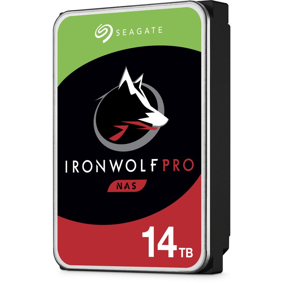Seagate IronWolf Pro ST14000NE0008 14 TB Hard Drive - 3.5 Internal - SATA (SATA/600) - Conventional Magnetic Recording (CMR) Method"