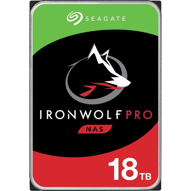 Seagate Ironwolf Pro St18000Ne000 18 Tb Hard Drive - 3.5" Internal - Sata (Sata/600) - Conventional Magnetic Recording (Cmr) Method