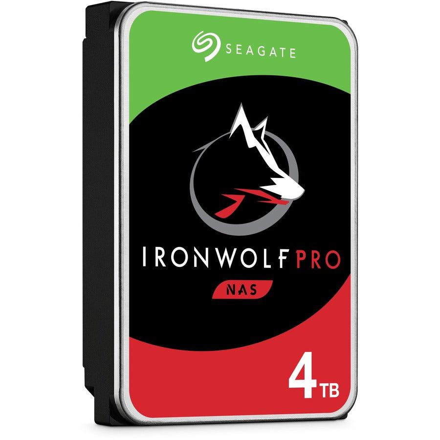 Seagate IronWolf Pro ST4000NE001 4 TB Hard Drive - 3.5 Internal - SATA (SATA/600) - Conventional Magnetic Recording (CMR) Method"