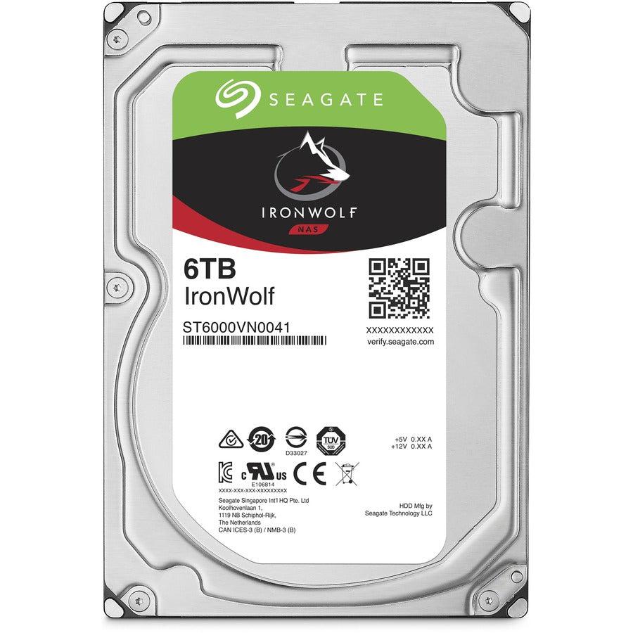 Seagate Ironwolf 6Tb Nas Hard Drive 7200 Rpm 128Mb Cache Sata 6.0Gb/S 3.5" Internal Hard Drive St6000Vn0041
