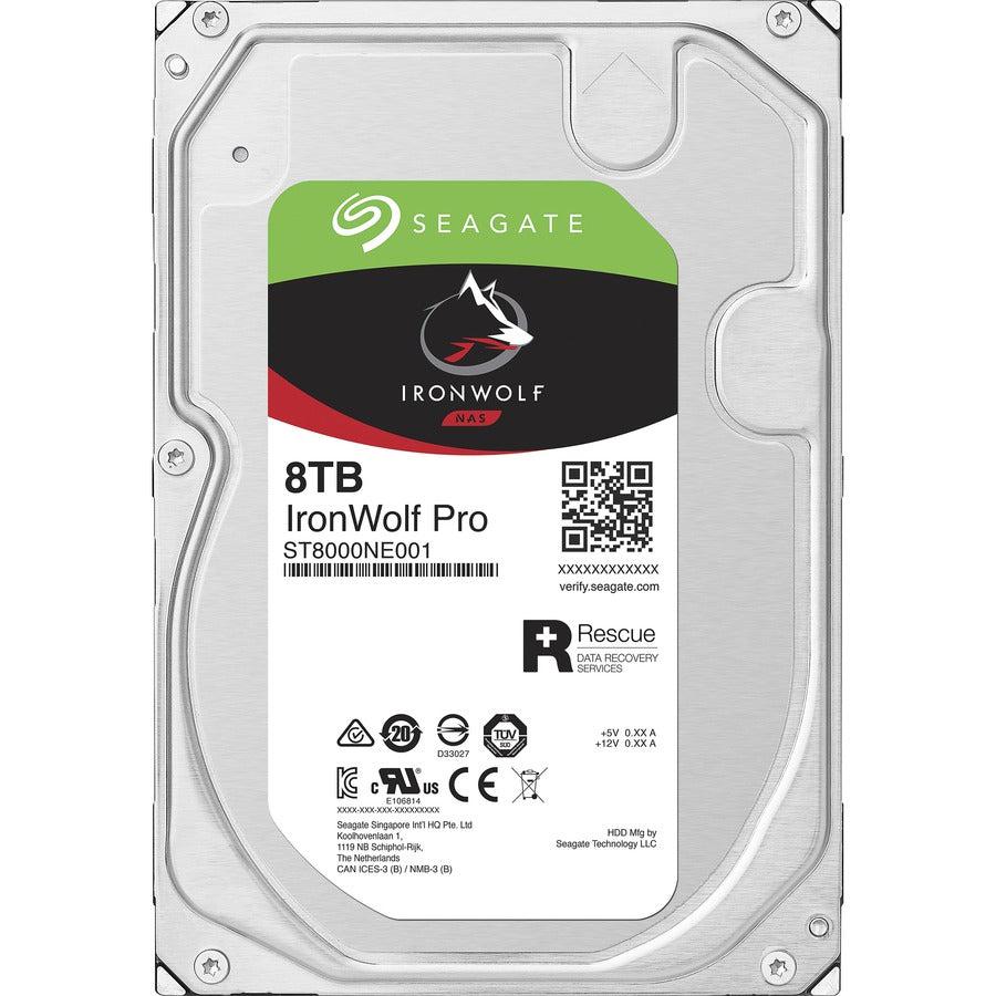 Seagate Ironwolf Pro Nas St8000Ne001 8Tb 7200Rpm Sata 6.0 Gb/S 256Mb Hard Drive (3.5 Inch 512E Model)