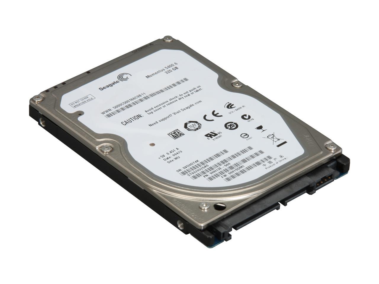Seagate Momentus 5400.6 St9320325As 320Gb 5400 Rpm 8Mb Cache Sata 3.0Gb/S 2.5" Internal Notebook Hard Drive Bare Drive