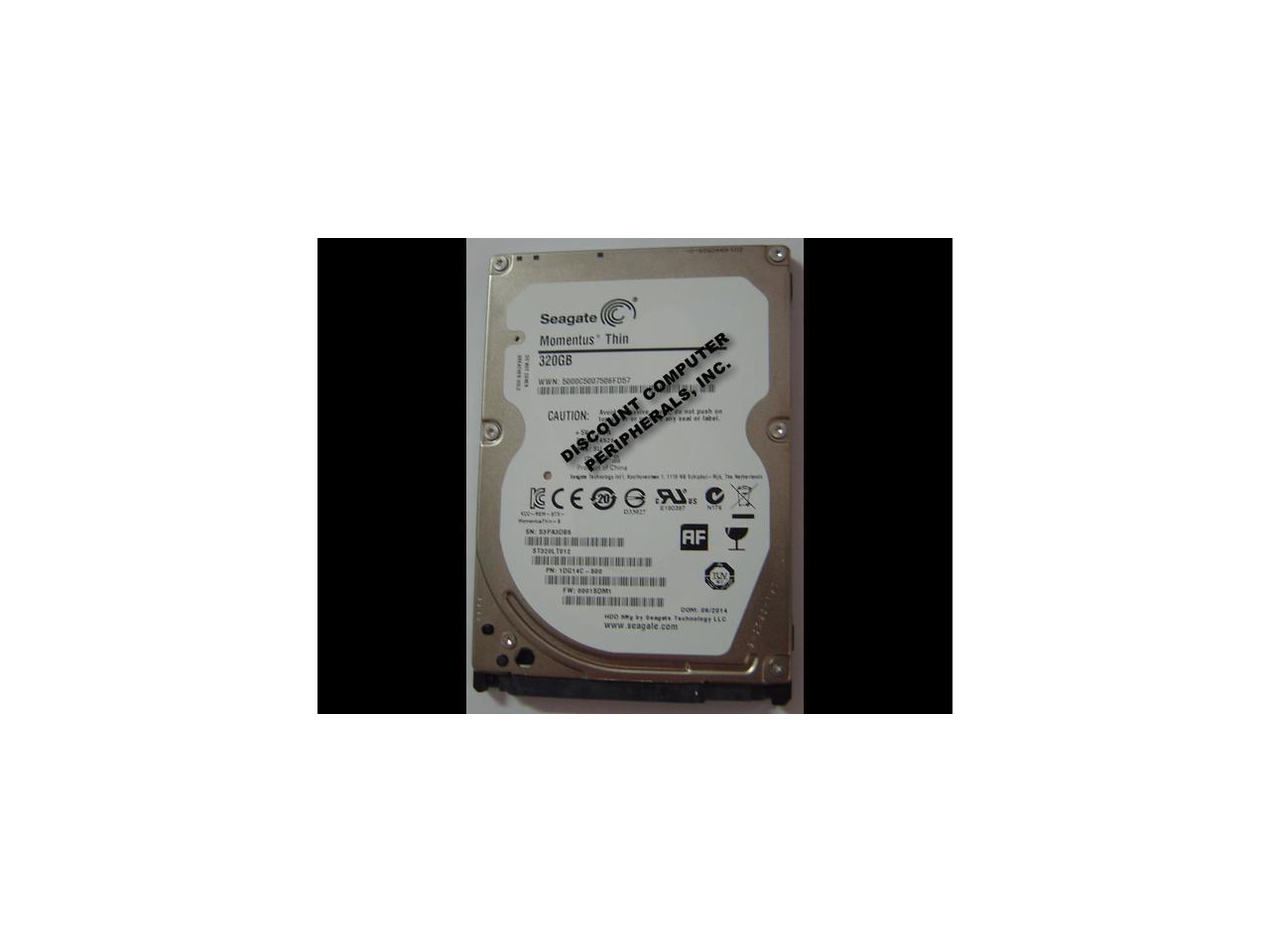 Seagate Momentus Thin St320Lt012 320Gb 5400 Rpm 16Mb Cache Sata 3.0Gb/S 2.5" Internal Notebook Hard Drive