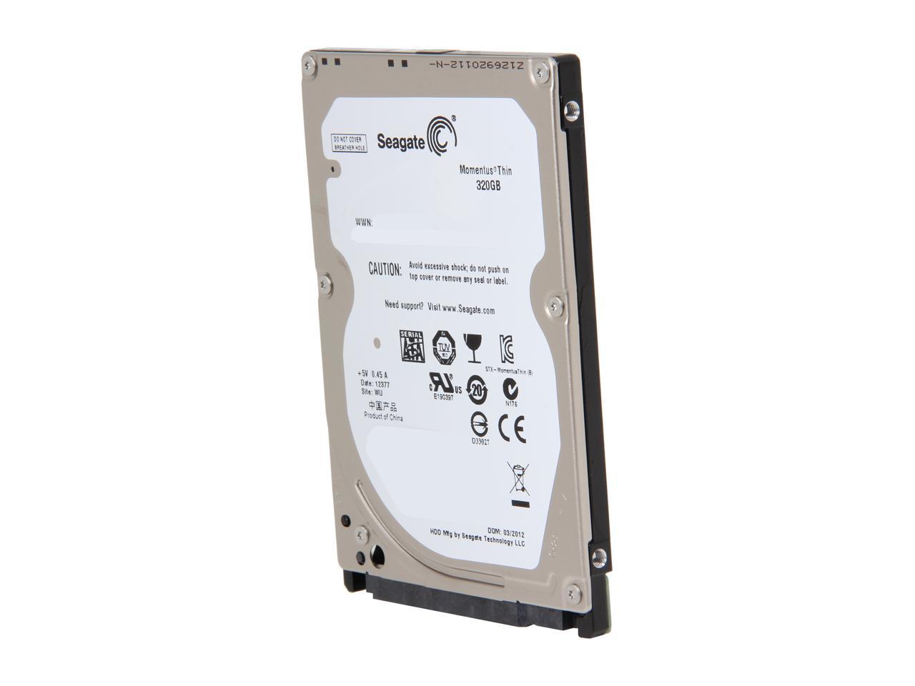 Seagate Momentus Thin St320Lt020 320Gb 5400 Rpm 16Mb Cache Sata 3.0Gb/S 2.5" Internal Notebook Hard Drive