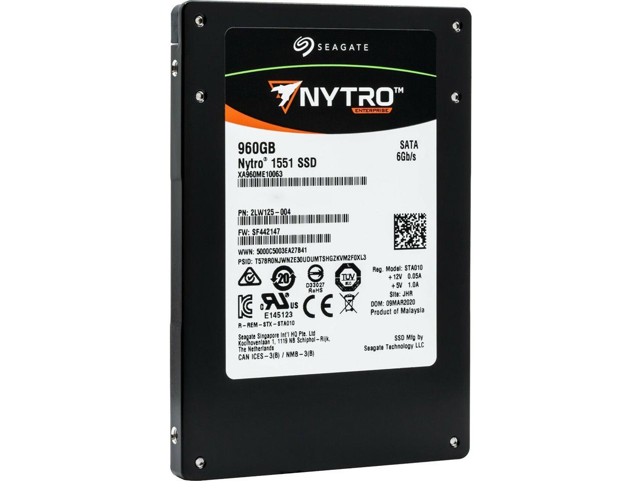 Seagate Nytro 1551 960Gb Sata 6Gb/S 3D Tlc 2.5" Enterprise Ssd — Xa960Me10063