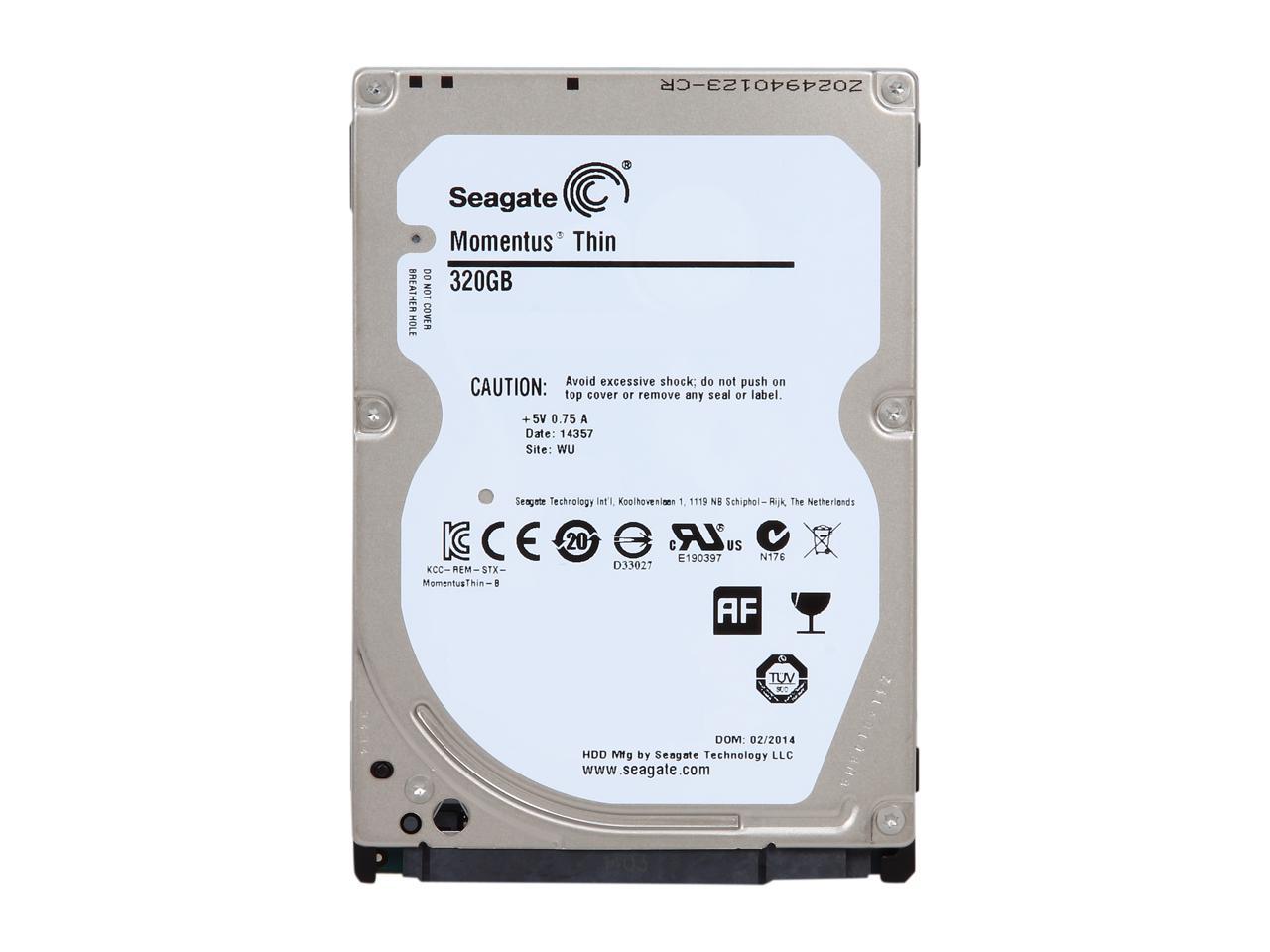Seagate St320Lm010 320Gb 7200 Rpm 32Mb Cache Sata 6.0Gb/S 2.5" Laptop Thin Hard Drive