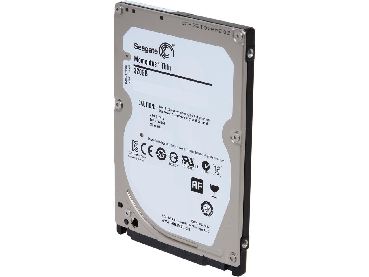 Seagate St320Lm010 320Gb 7200 Rpm 32Mb Cache Sata 6.0Gb/S 2.5" Laptop Thin Hard Drive
