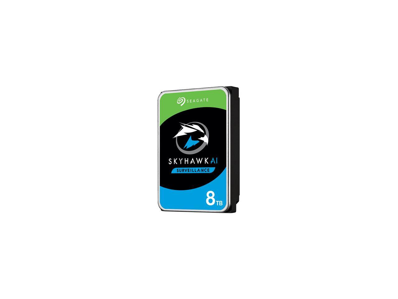 Seagate SkyHawk AI ST8000VE001 8 TB Hard Drive - 3.5 Internal - SATA (SATA/600)"