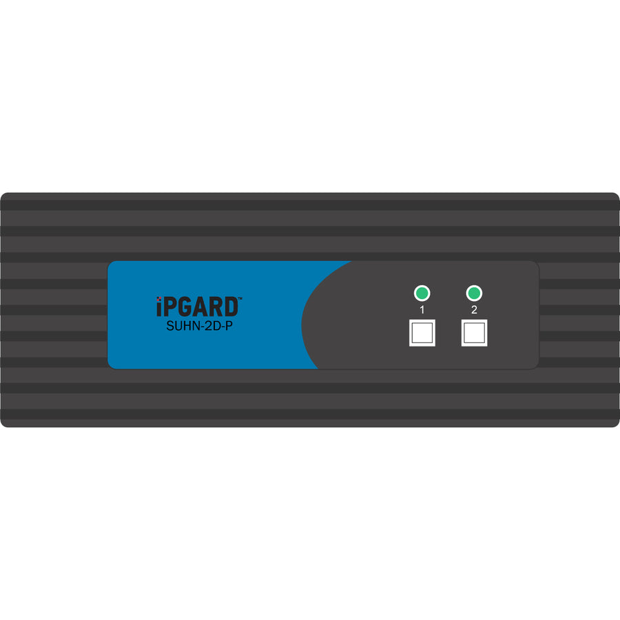 Secure KVM Switch - iPGARD 2-Port Dual-Head HDMI with 4K Support SUHN-2D-P